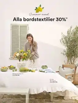 Hemtex Alla bordstextilier erbjuda