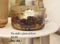 Hemtex Pia skål i plast erbjuda