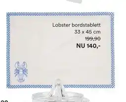 Hemtex Lobster bordstablett erbjuda