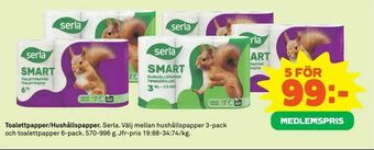 Stora Coop Toalettpapper/Hushållspapper erbjuda