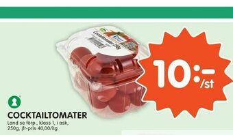 Tempo Cocktailtomater erbjuda