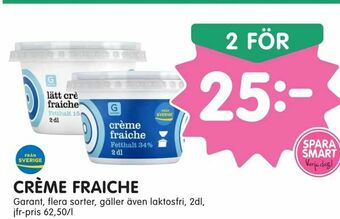 Tempo Crème fraiche erbjuda