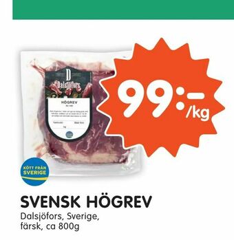 Tempo Svensk högrev erbjuda