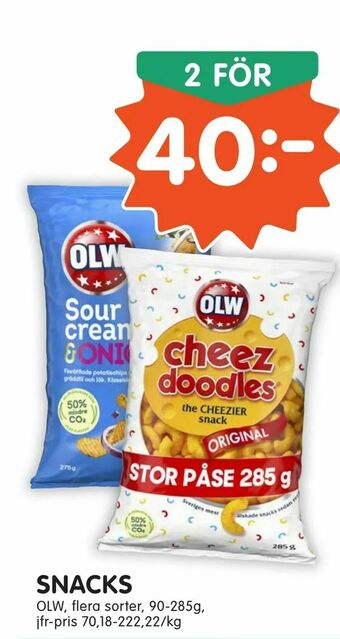 Tempo Snacks erbjuda