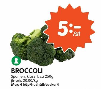 Tempo Broccoli erbjuda