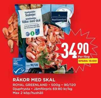 Willys Hemma Räkor med skal erbjuda