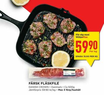 Willys Hemma Färsk fläskfilé erbjuda
