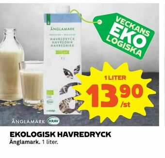 Coop Ekologisk havredryck erbjuda