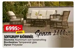Bauhaus Soffgrupp Björknäs erbjuda