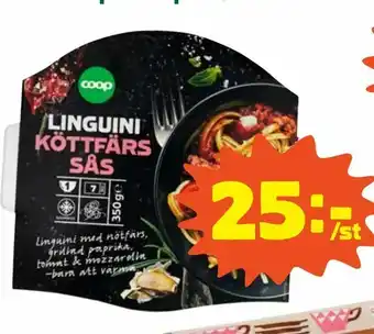 Coop Pasta bolognese erbjuda