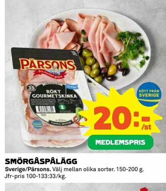 Coop Konsum Smörgåspålägg erbjuda