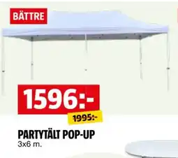 Bauhaus Partytält pop-up erbjuda