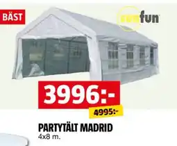Bauhaus Partytält madrid erbjuda
