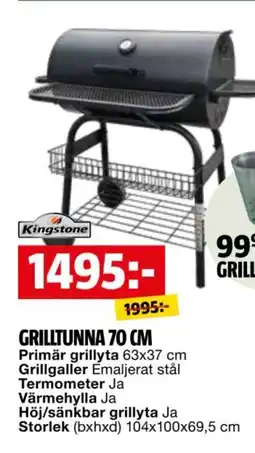Bauhaus Kingstone Grilltunna erbjuda