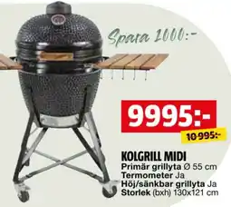 Bauhaus Kolgrill Midi erbjuda