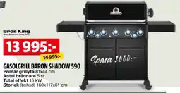 Bauhaus Gasolgrill Baron shadow 590 erbjuda