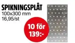 Bauhaus Spikningsplåt erbjuda