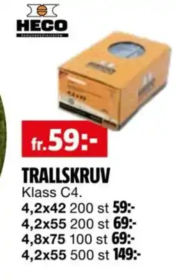 Bauhaus Trallskruv erbjuda