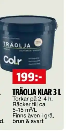 Bauhaus Träolja klar erbjuda