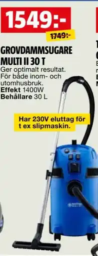 Bauhaus Grovdammsugare Multi II 30 T erbjuda
