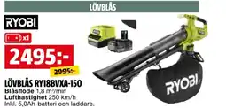 Bauhaus Lövblås RY18BVXA-150 erbjuda