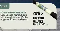 Bauhaus Fiberduk villatex erbjuda