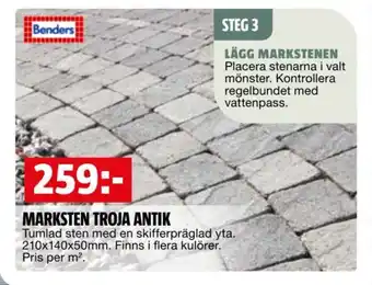 Bauhaus Marksten troja Antik erbjuda