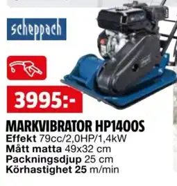 Bauhaus Scheppach Markvibrator HP1400S erbjuda