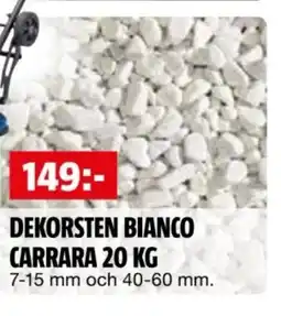 Bauhaus Dekorsten Bianco carrara erbjuda