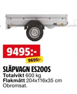 Bauhaus Släpvagn ES200S erbjuda