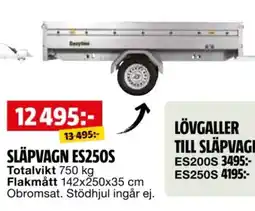 Bauhaus Släpvagn ES250S erbjuda