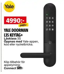 Bauhaus Yale doorman L3S Keytag+ erbjuda
