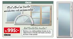 Bauhaus Fönster erbjuda