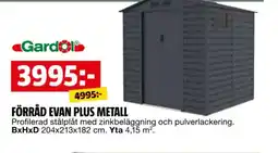 Bauhaus Förråd evan plus metall erbjuda