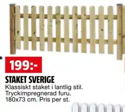 Bauhaus Staket sverige erbjuda