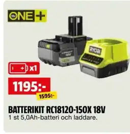 Bauhaus Batterikit RC18120-150X 18V erbjuda