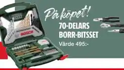 Bauhaus Delars borr-bitsset erbjuda