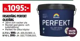Bauhaus Fasadfärg Perfekt oljefärg erbjuda