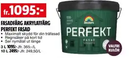 Bauhaus Fasadfärg Akrylatfärg perfekt fasad erbjuda