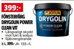 Bauhaus Fönsterfärg Drygolin power clean vit erbjuda