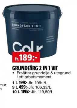 Bauhaus Grundfärg 2 in 1 vit erbjuda