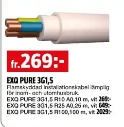 Bauhaus EXQ Pure 3G1,5 erbjuda