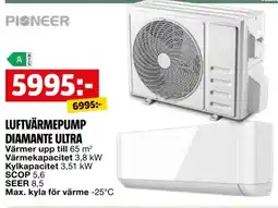 Bauhaus Luftvärmepump Diamante ultra erbjuda