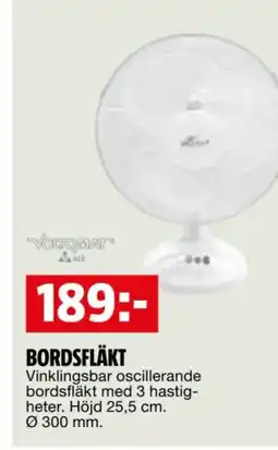 Bauhaus Bordsfläkt erbjuda