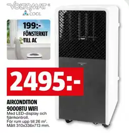 Bauhaus Aircondition 9000BTU wifi erbjuda