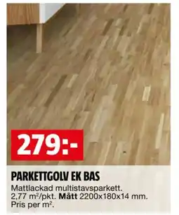 Bauhaus Parkettgolv EK bas erbjuda