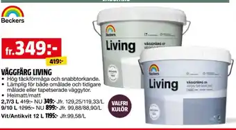 Bauhaus Väggfärg living erbjuda