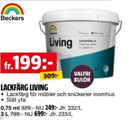 Bauhaus Lackfärg living erbjuda