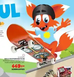 SKILLS SKATEBOARD 74 CM