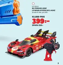 Lekia RC FERRARI 499P LE MANS HYPERCAR 2.4GHZ, Medlemspris erbjuda